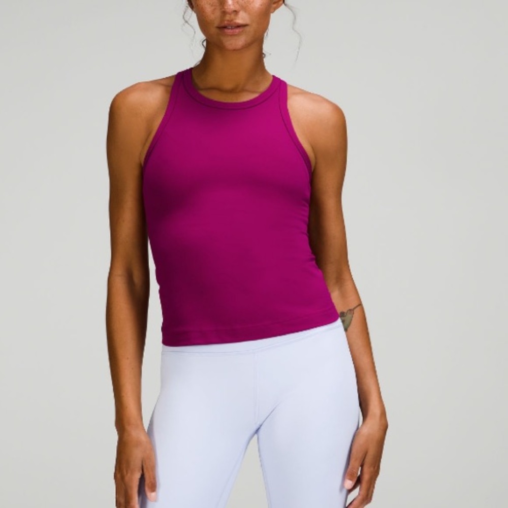 Lululemon Align Racerback Tank Top in magenta purple